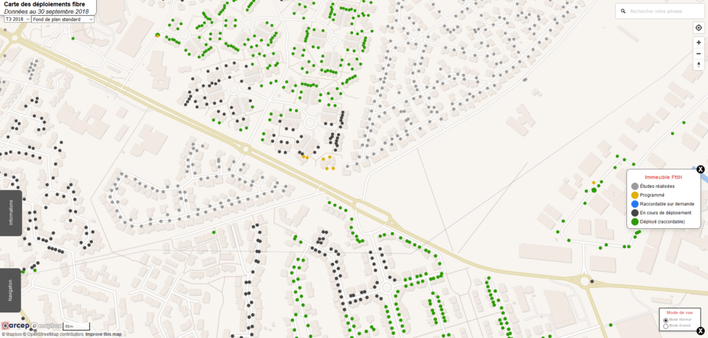 Fibre Optique : Une Carte Permet De Connaître L'état Du Déploiement ...