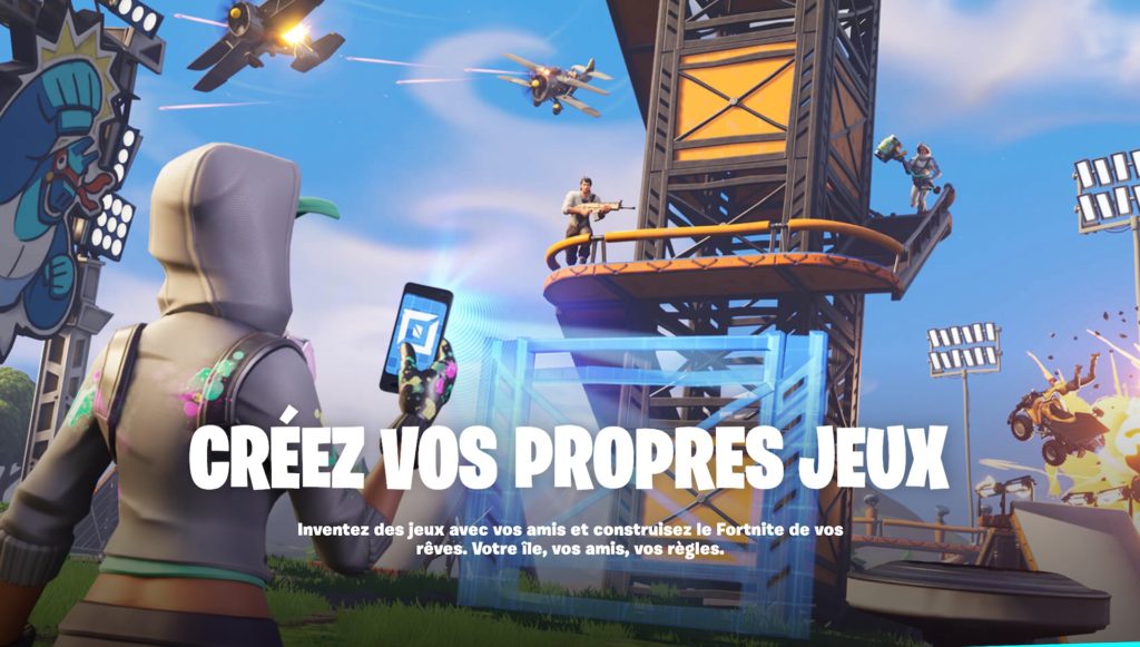 Fortnite A Deja Attire 100 Millions De Joueurs Dans Un Nouveau Mode - le mode creatif dans fortnite source epic games