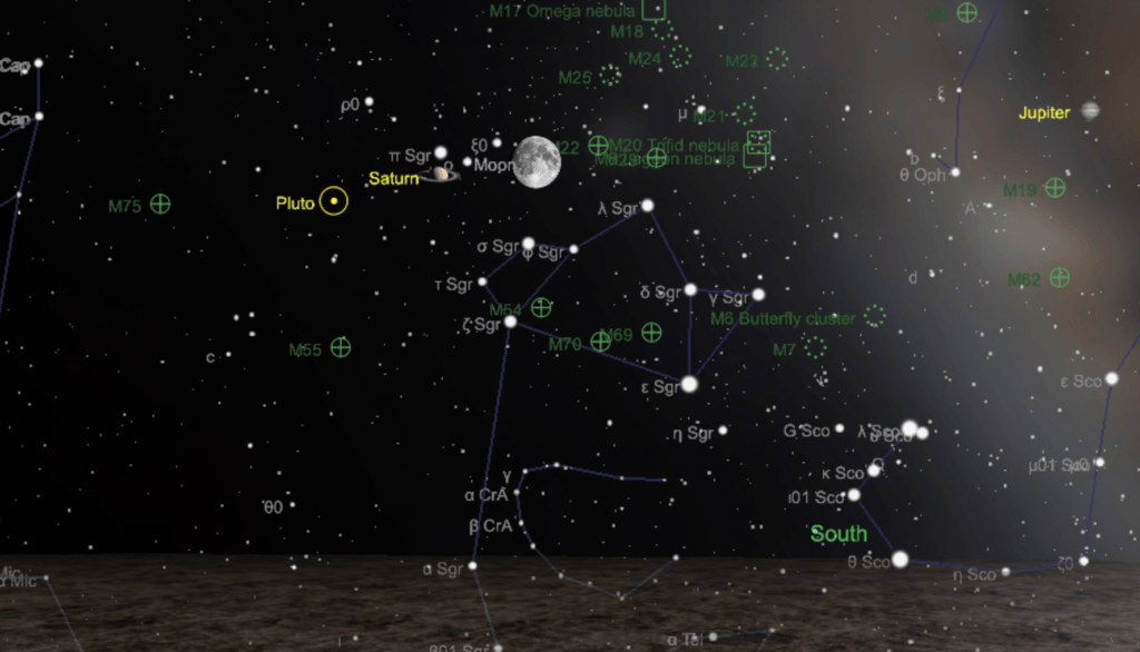 Ne Ratez Pas Le Rapprochement Entre La Lune Et Saturne Dans