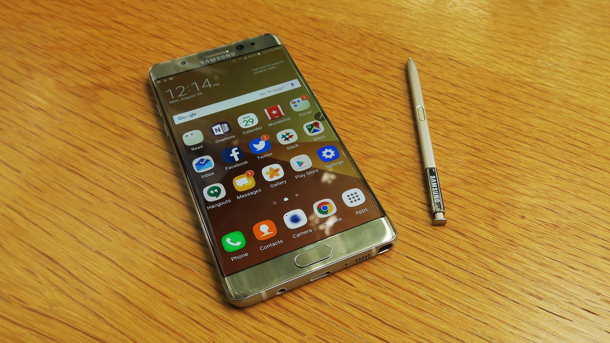 Note 7 дисплей