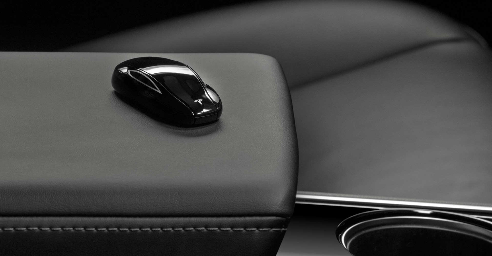 Auto clés Pour TESLA Model S 3 Logo cristal CLÉ LED Badge clés