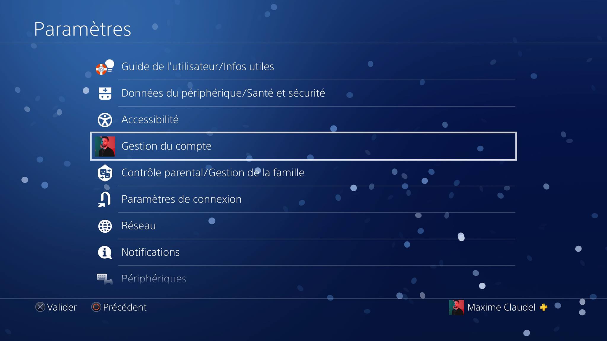 comment changer son nom playstation 4