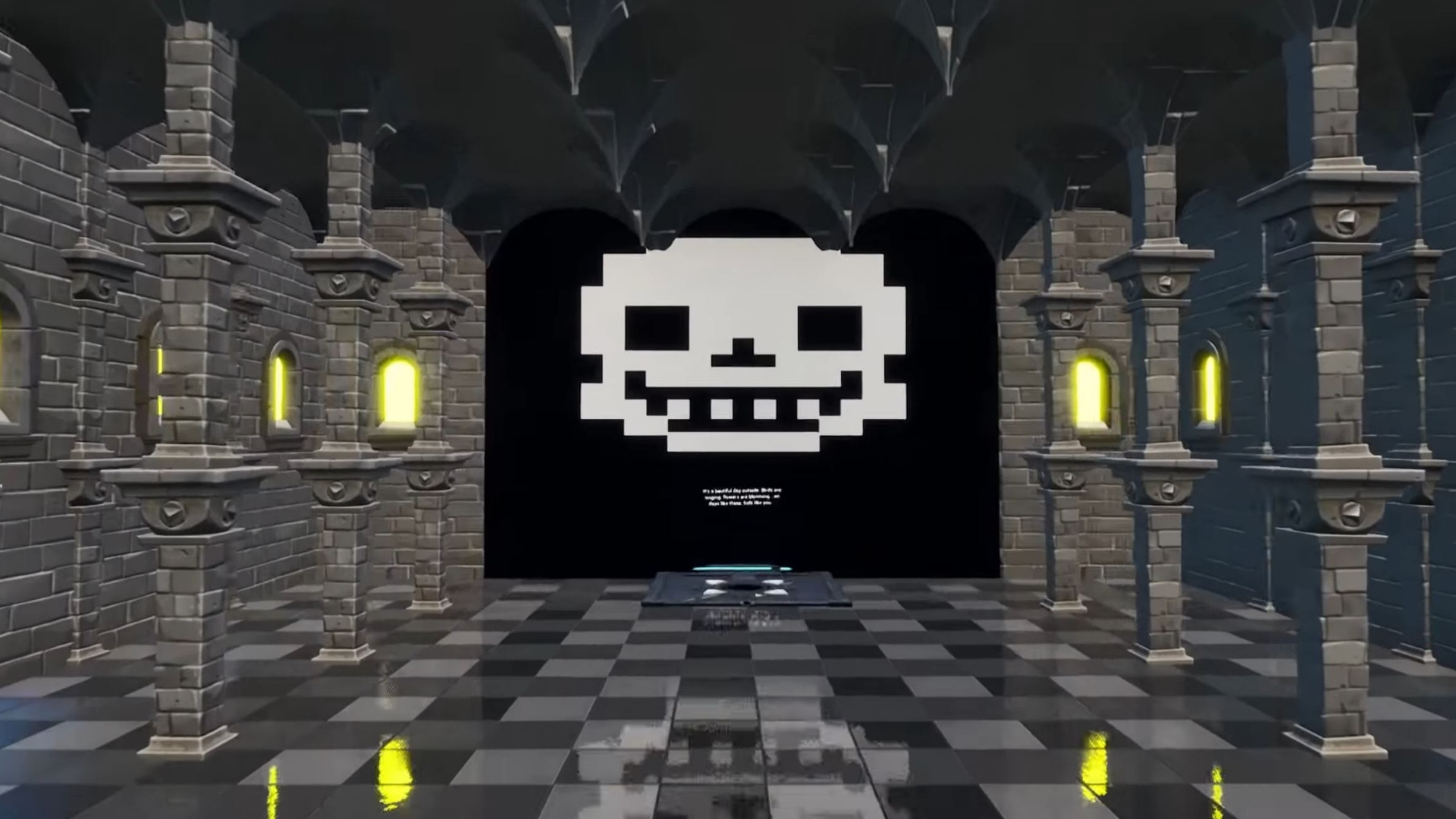 UNDERTALE SANS BATTLE DEATHRUN! - Fortnite Creative Map Code