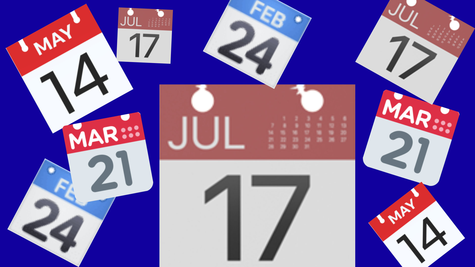 Pourquoi l'emoji « calendrier » n'affiche pas toujours la même date