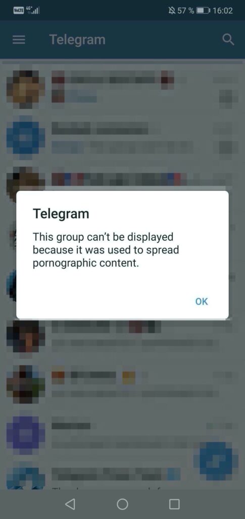 porn on telegram