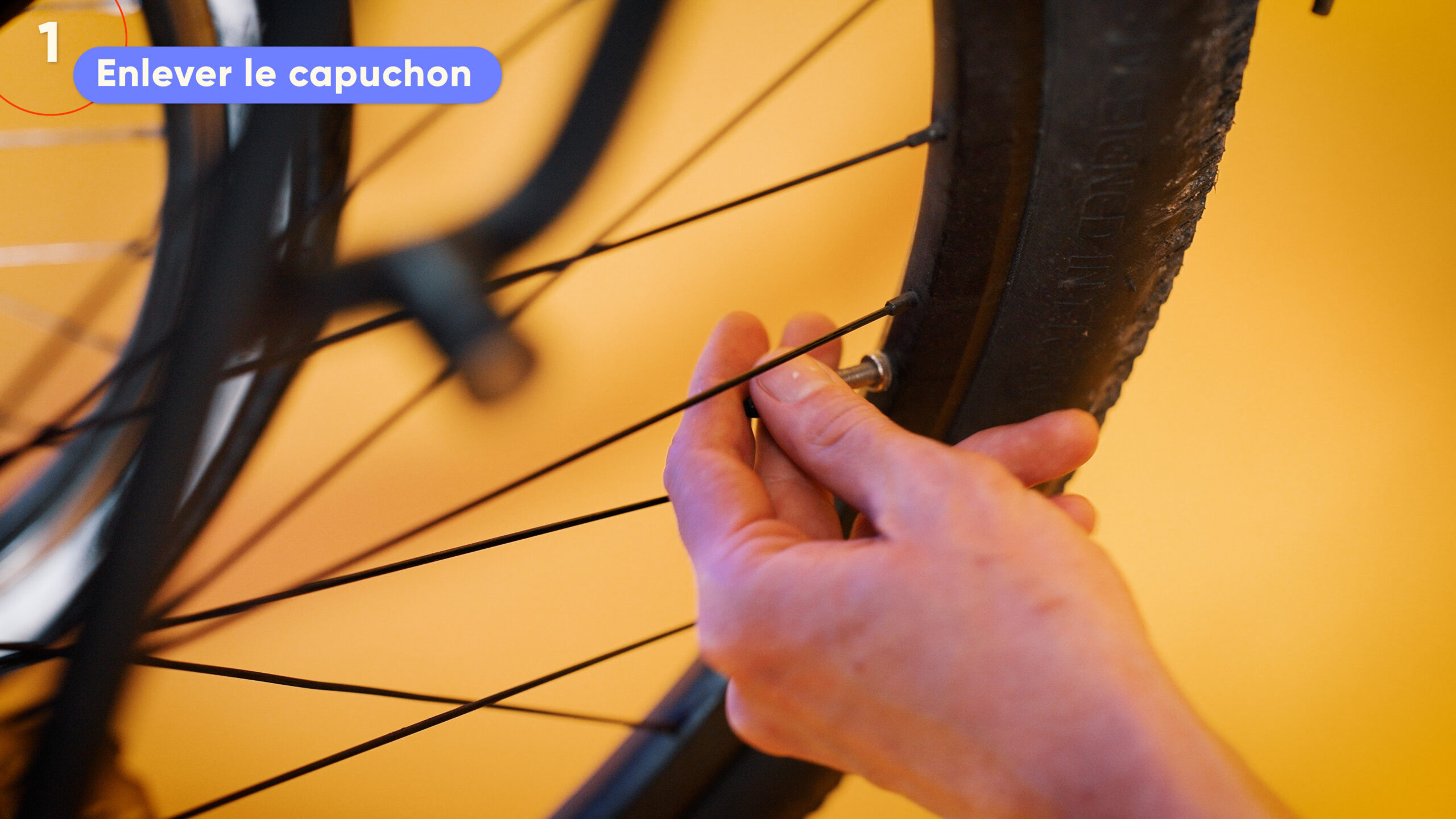OUTIL PRATIQUE DE remplissage de pneus de vélo pour une injection