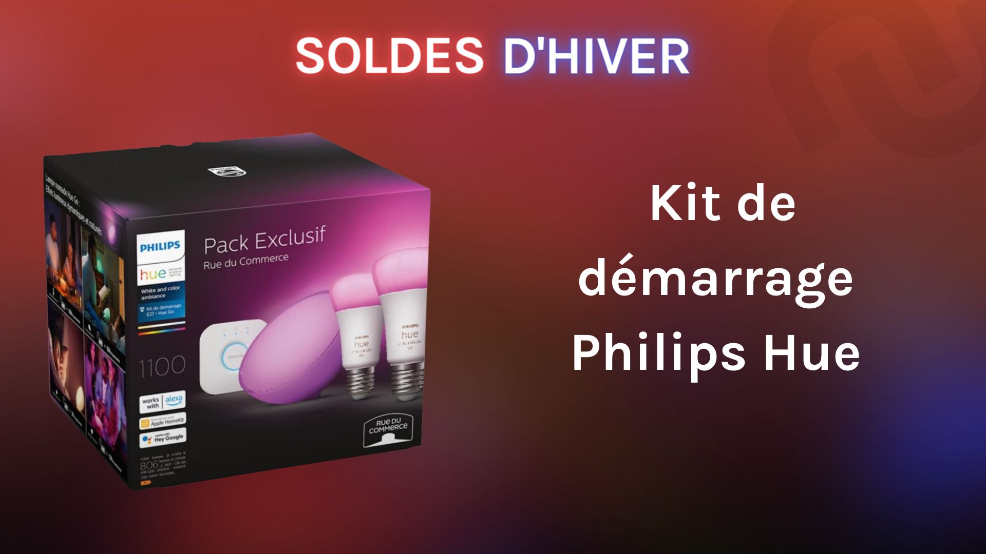 Kit de démarrage Philips Hue Color (E27) - Apple (BE)