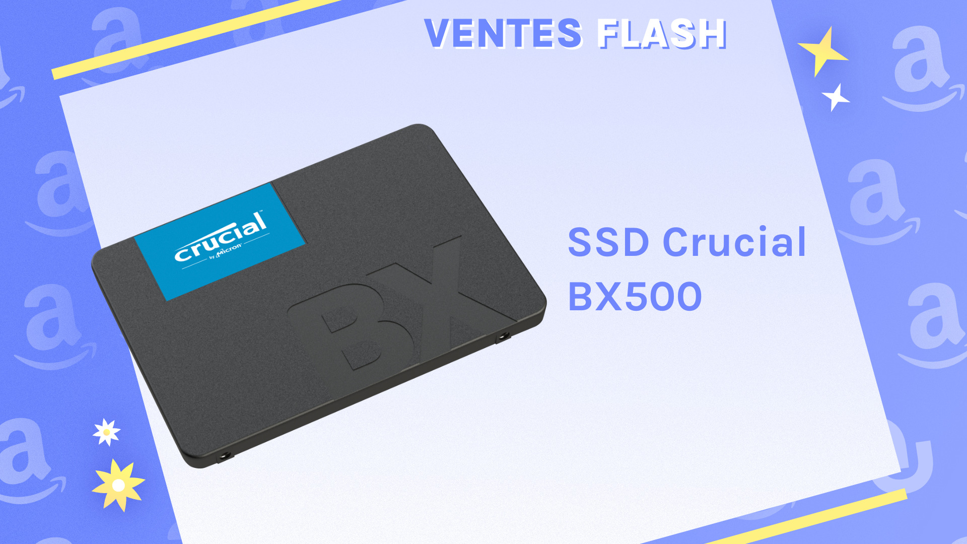 Disque dur SSD interne CRUCIAL 2To BX500