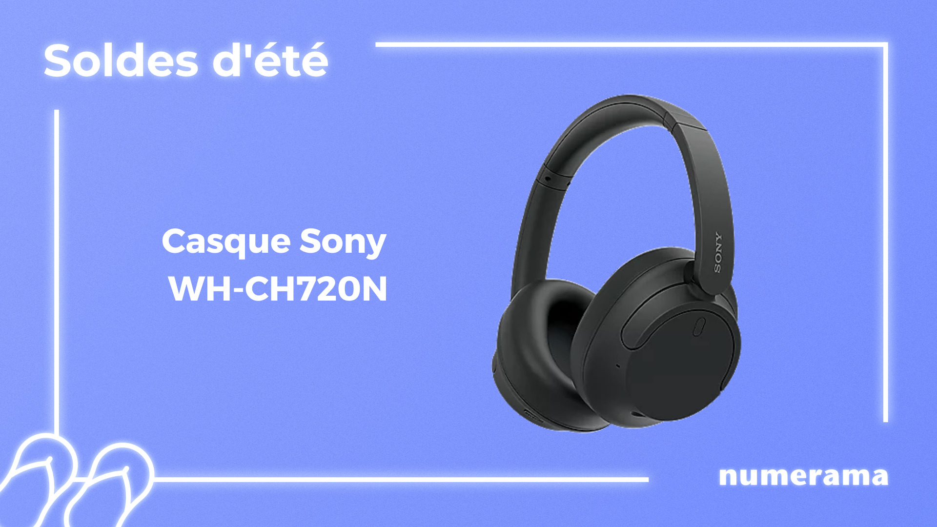Sony WH-CH720N - Casque Bluetooth sans Fil à réduction de Bruit