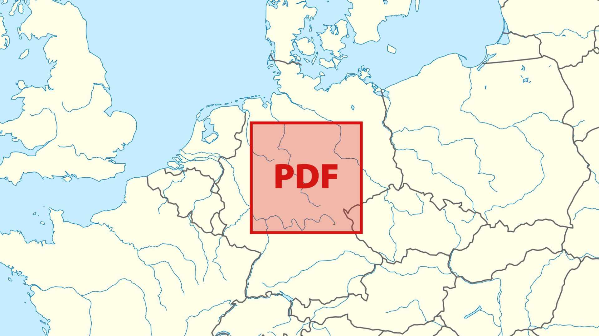 Sie können ein PDF erstellen, das ein Drittel so groß ist wie Deutschland