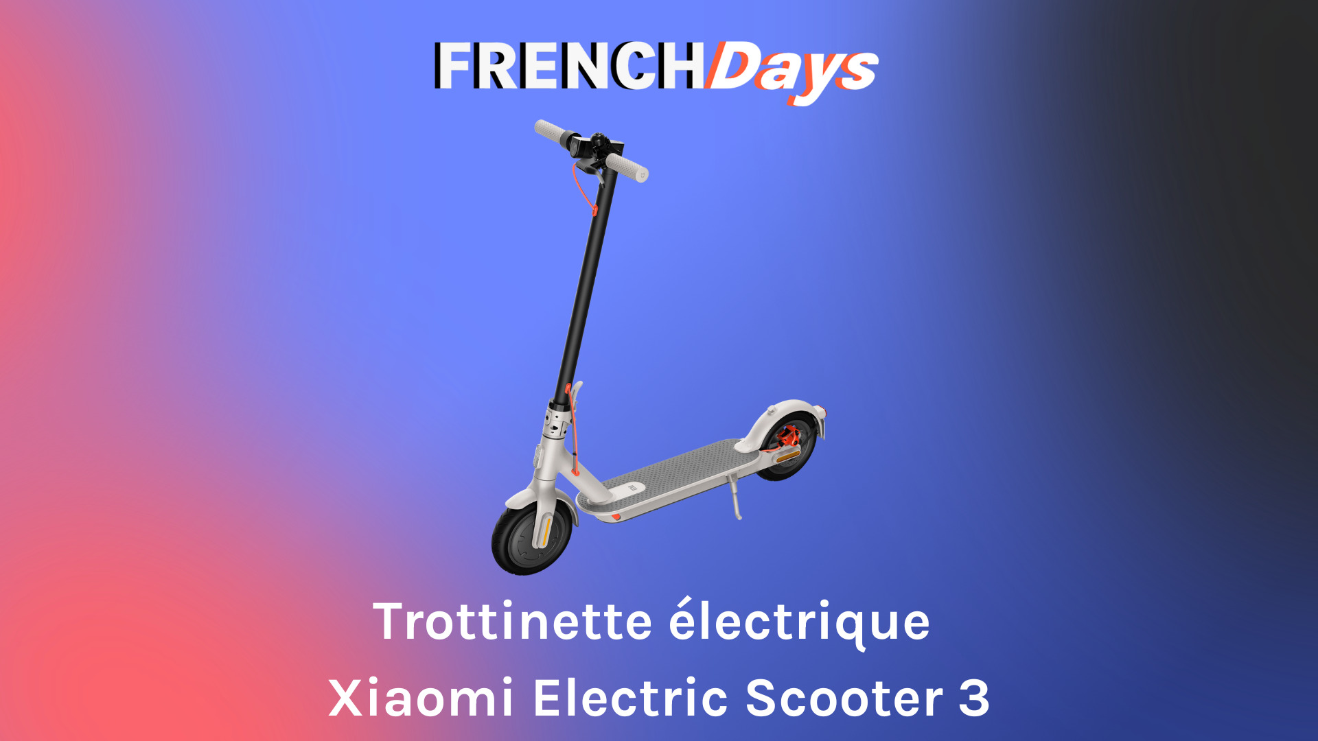 Bon plan – La trottinette électrique Xiaomi Mi Electric Scooter 3