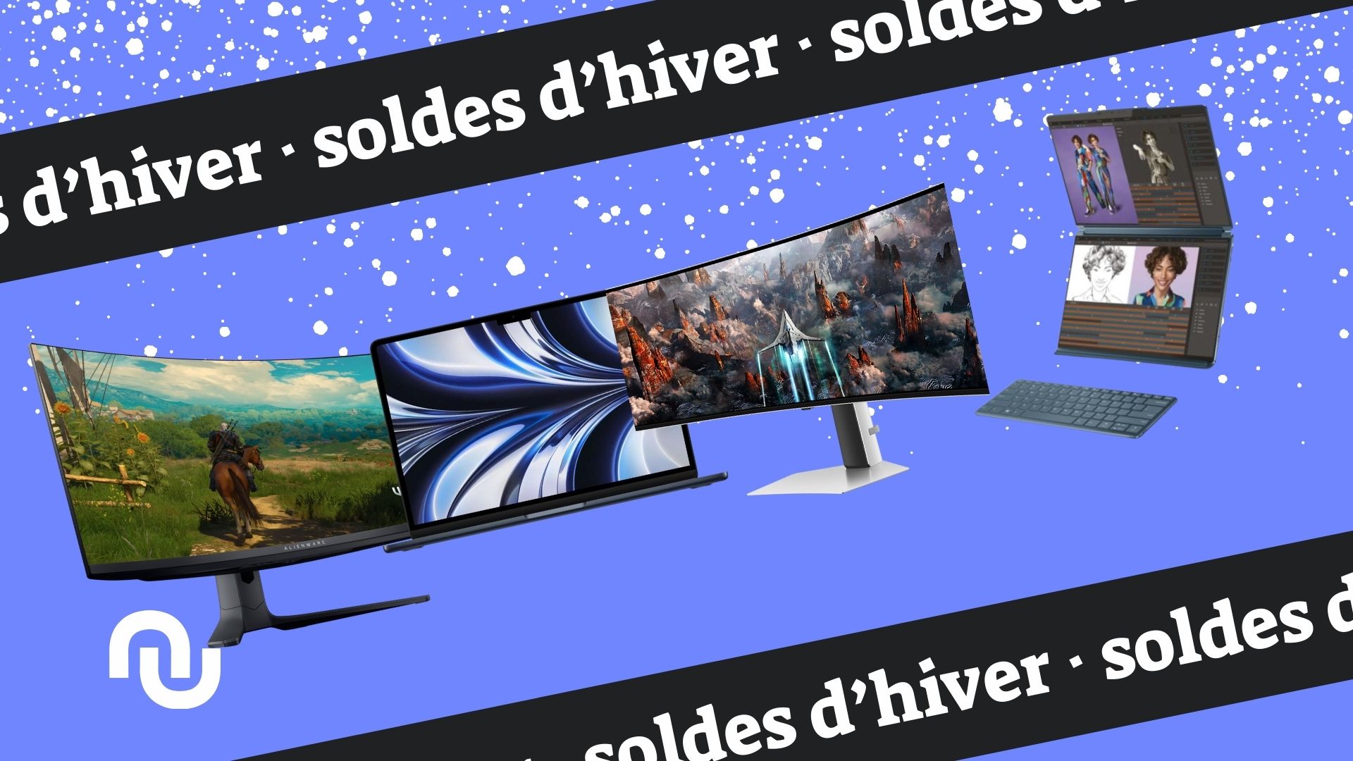 TV Ecran Incurvé 4K 49 pouces - Promos Soldes Hiver 2024