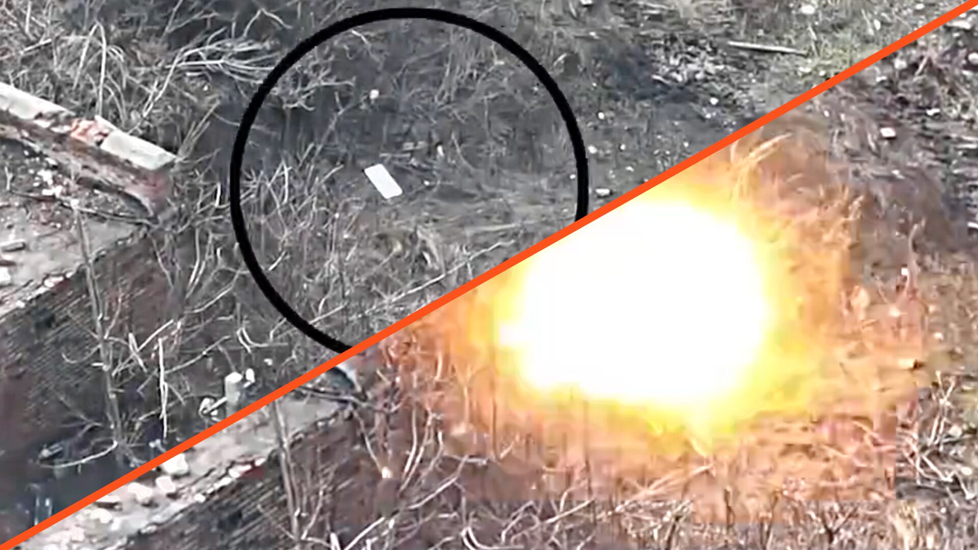 Footage of Ukrainian Military Destroying Russian Army Starlink Antenna