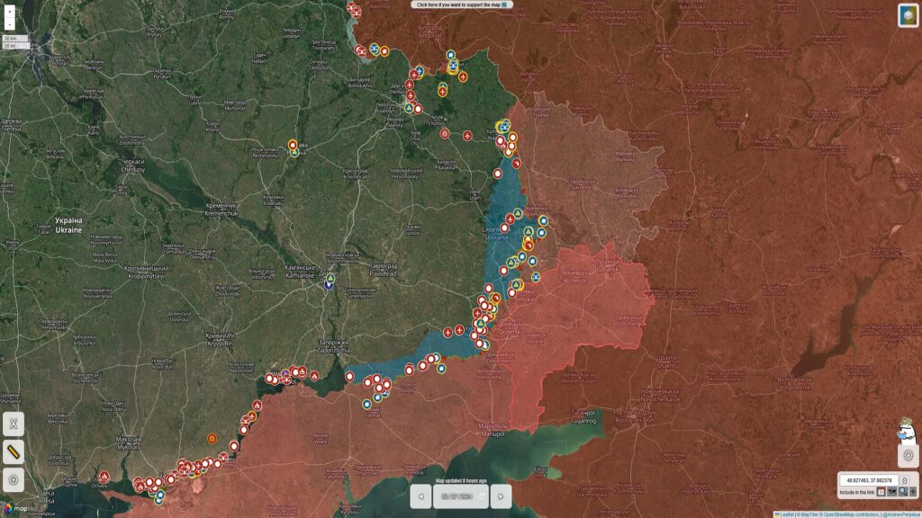 carte ukraine osint