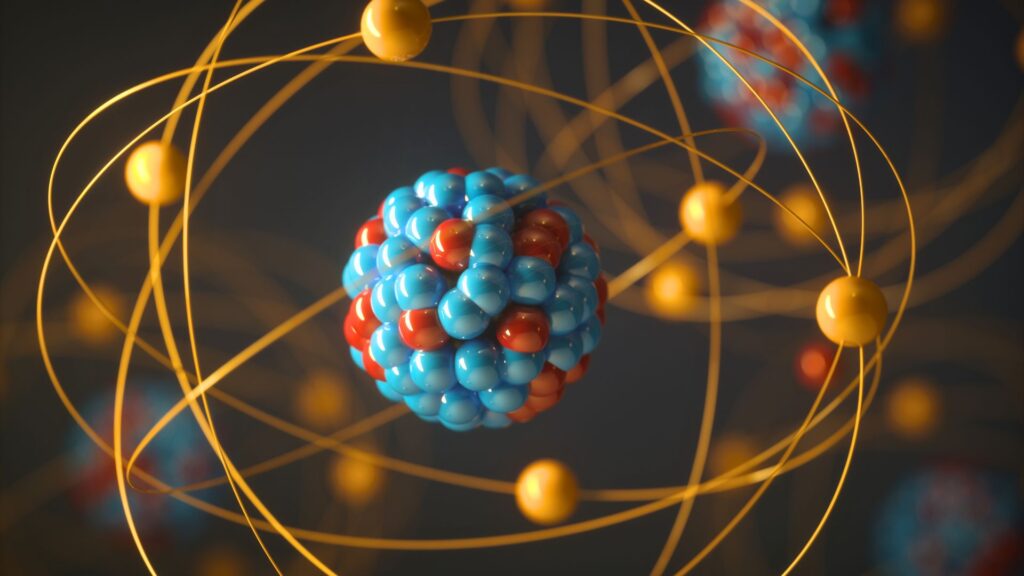 nucléaire atome électron