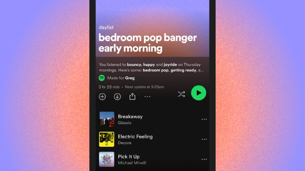 spotify daylist