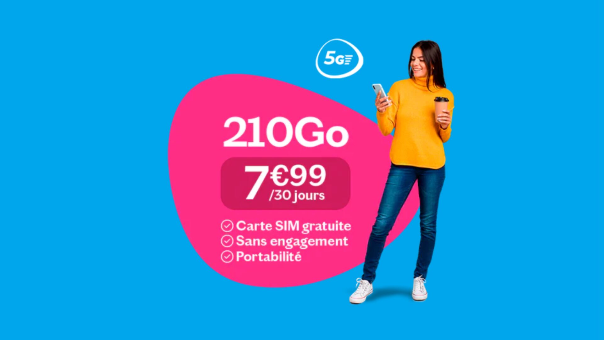 Regarder la vidéo Cet opérateur propose un forfait exclusif avec 210 Go pour moins de 8 € par mois, sur le réseau SFR